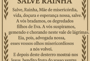 A ORAÇÃO DE SALVE RAINHA