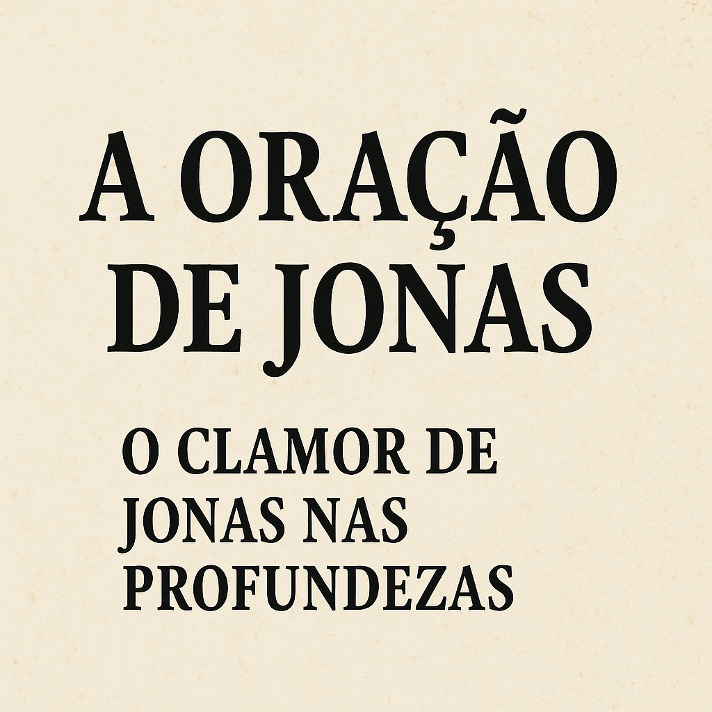 A ORAÇÃO DE JONAS