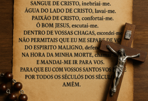 QUANDO REZAR A ORAÇÃO ALMA DE CRISTO