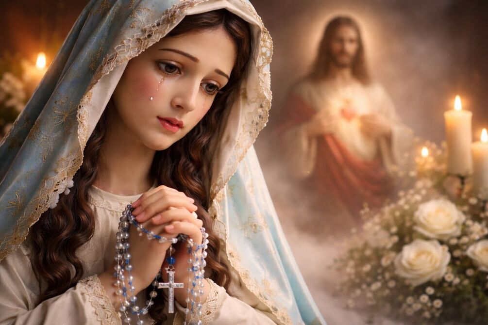 NOVENA COROA DAS LÁGRIMAS DE NOSSA SENHORA. 3 Quando iniciar a NOVENA COROA DAS LÁGRIMAS DE NOSSA SENHORA