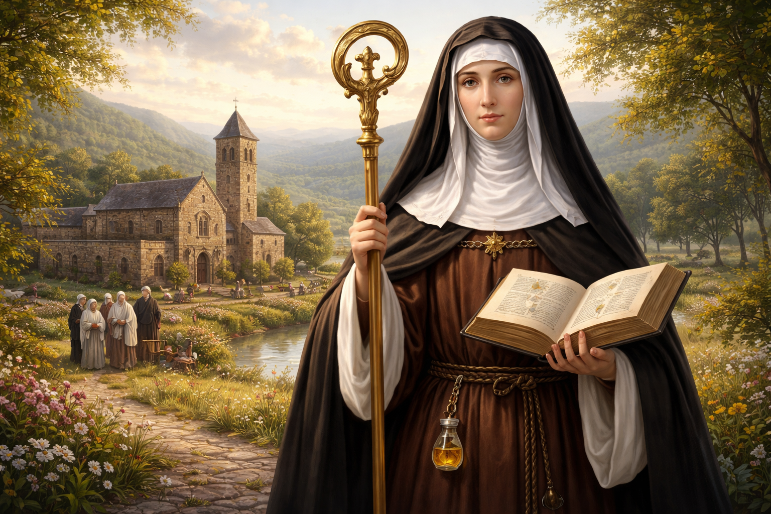 VIDA E ORAÇÃO DE SANTA VALBURGA