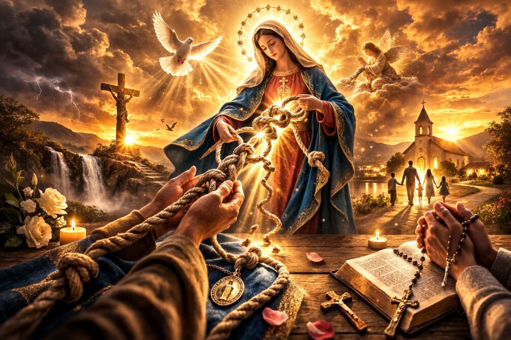 ORAÇÃO À NOSSA SENHORA DESATADORA DE NÓS 2 Como rezar a ORACAO A NOSSA SENHORA DESATADORA DE NOS corretamente