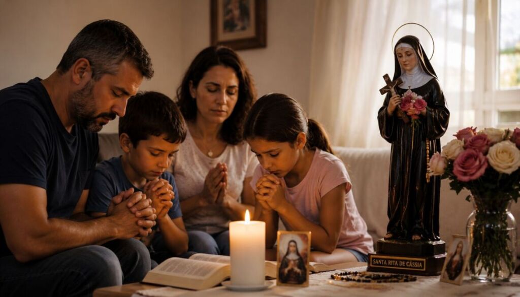 NOVENA A SANTA RITA DE CÁSSIA: Fé, Milagres e Esperança Para as Causas Impossíveis 3 Como ensinar a devoção de Santa Rita para a família