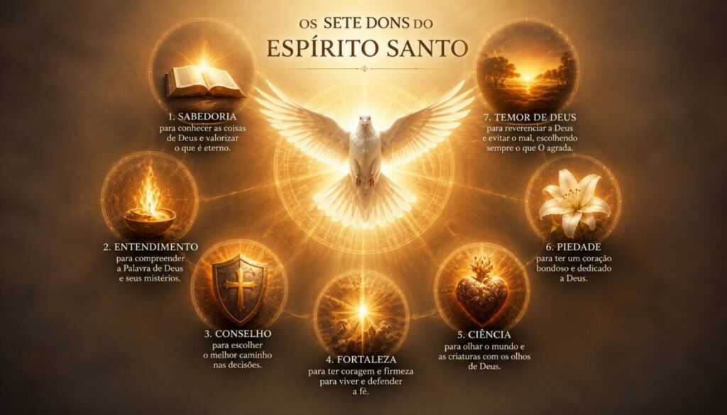 Os dons do Espírito Santo no DOMINGO DE PENTECOSTES