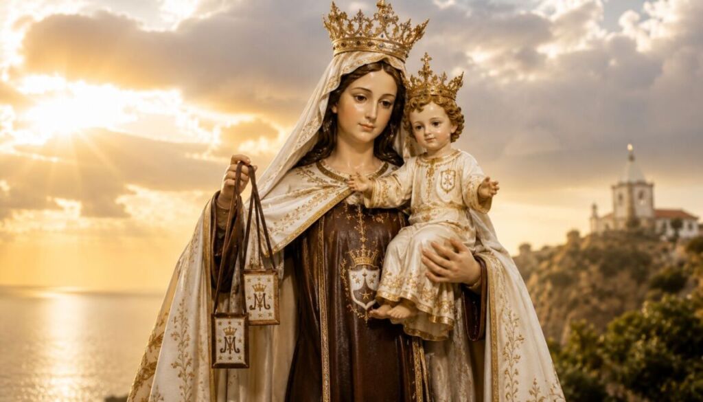 NOVENA A NOSSA SENHORA DO CARMO 3 A Importância do Escapulário na Vida Cristã Um Sinal de Fé, Consagração e Proteção de Nossa Senhora do Carmo